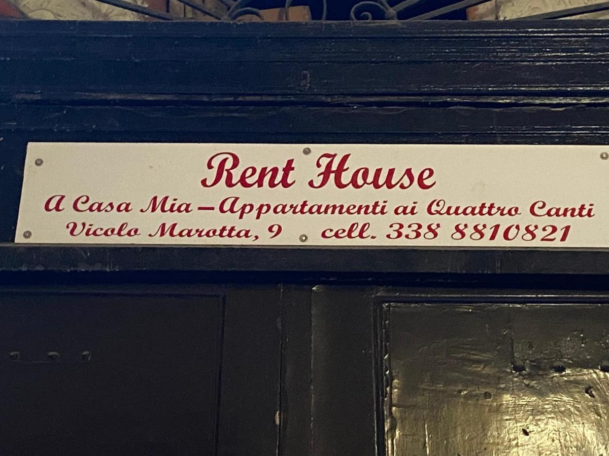 Отель Rent House A Casa Mia Палермо Экстерьер фото